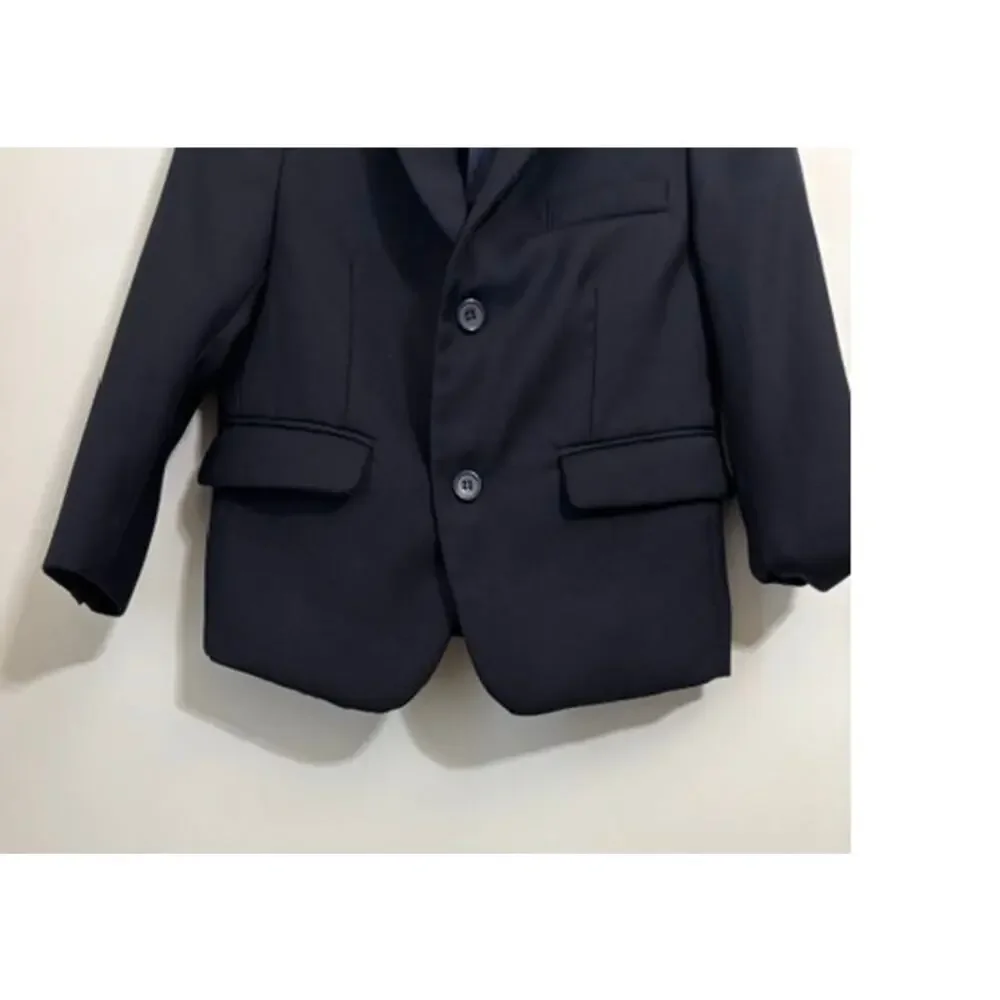 Bocaccio Uomo Boy’s Blazer Sport Coat Navy Blue Size 6 Single Breasted Jacket